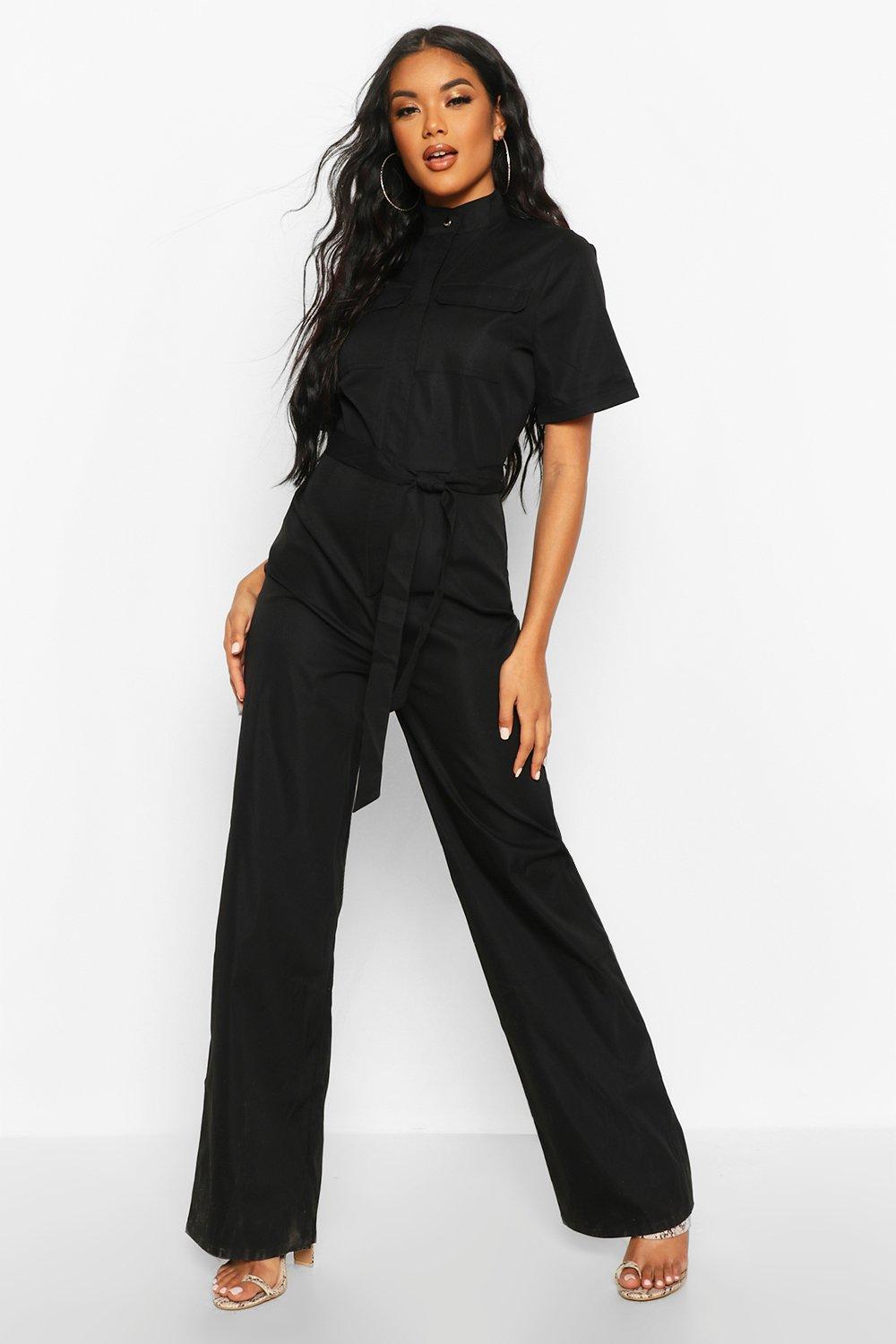 utility jumpsuit boohoo