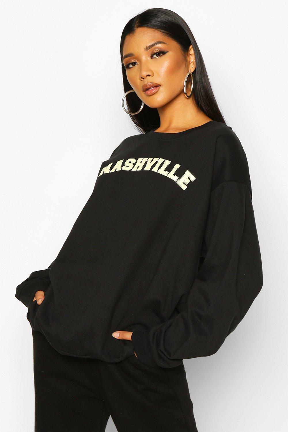 boohoo womens sweatshirts