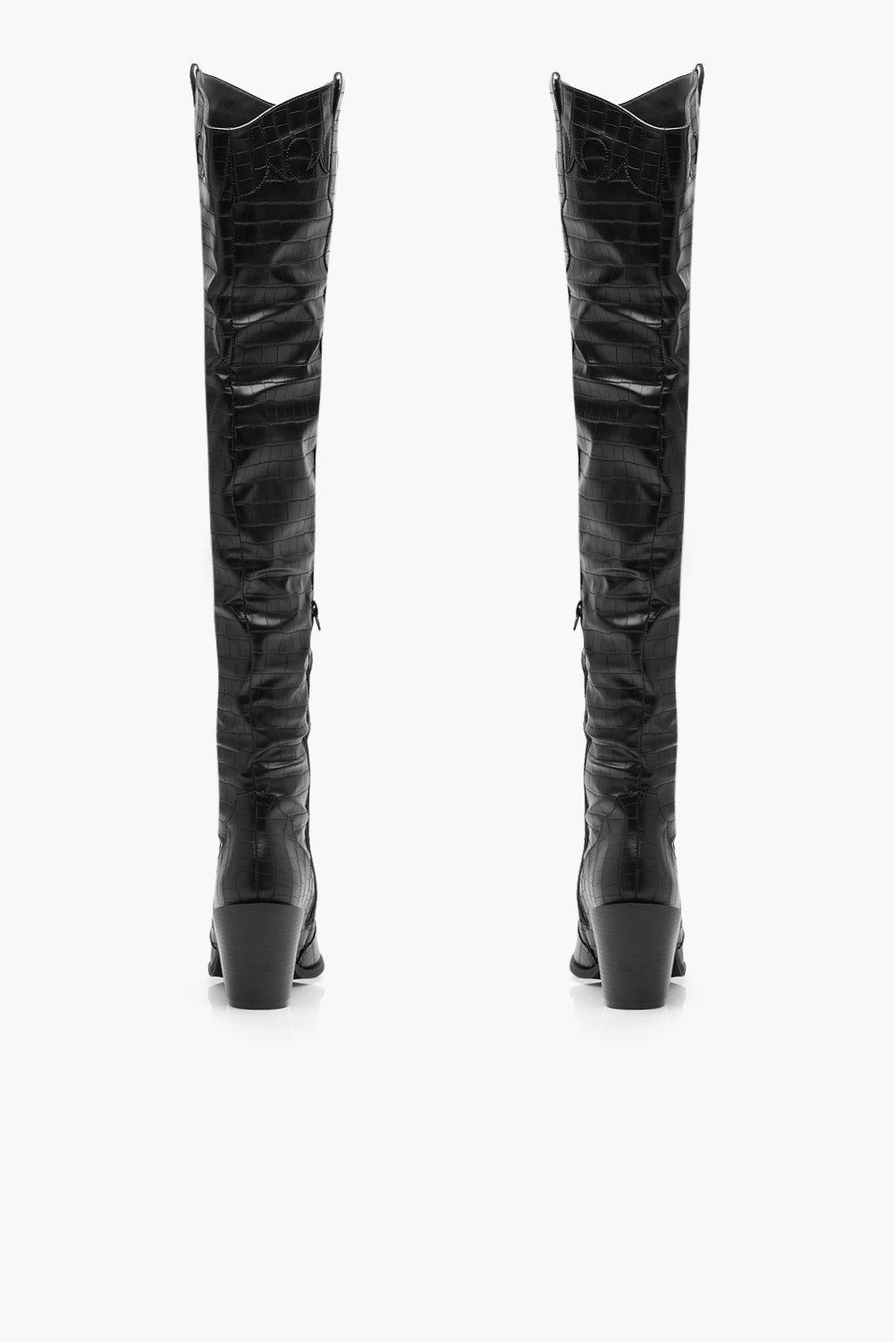 crocs but thigh high