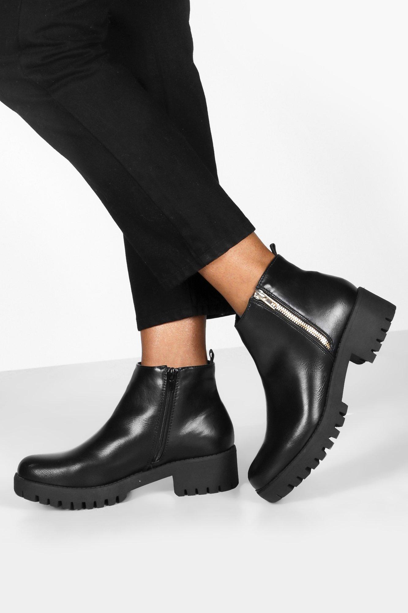 Women's Chelsea Boots | Flat/Heeled, Black/Tan/Brown Suede Booties