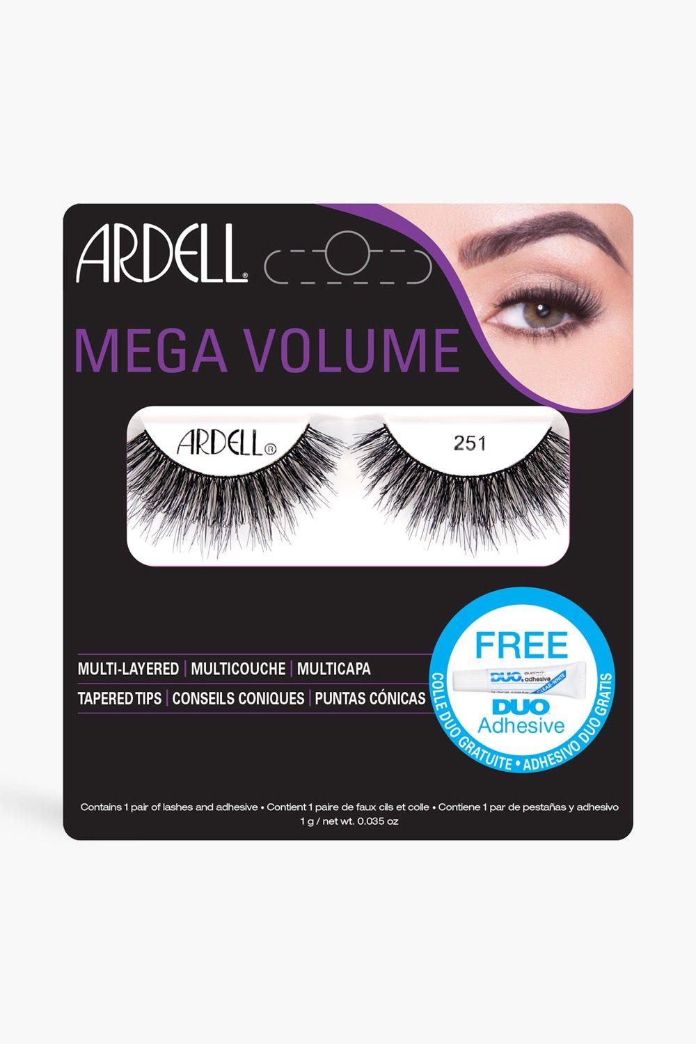 Womens Ardell Mega Volume Lashes - 251 - Black - One Size, Black