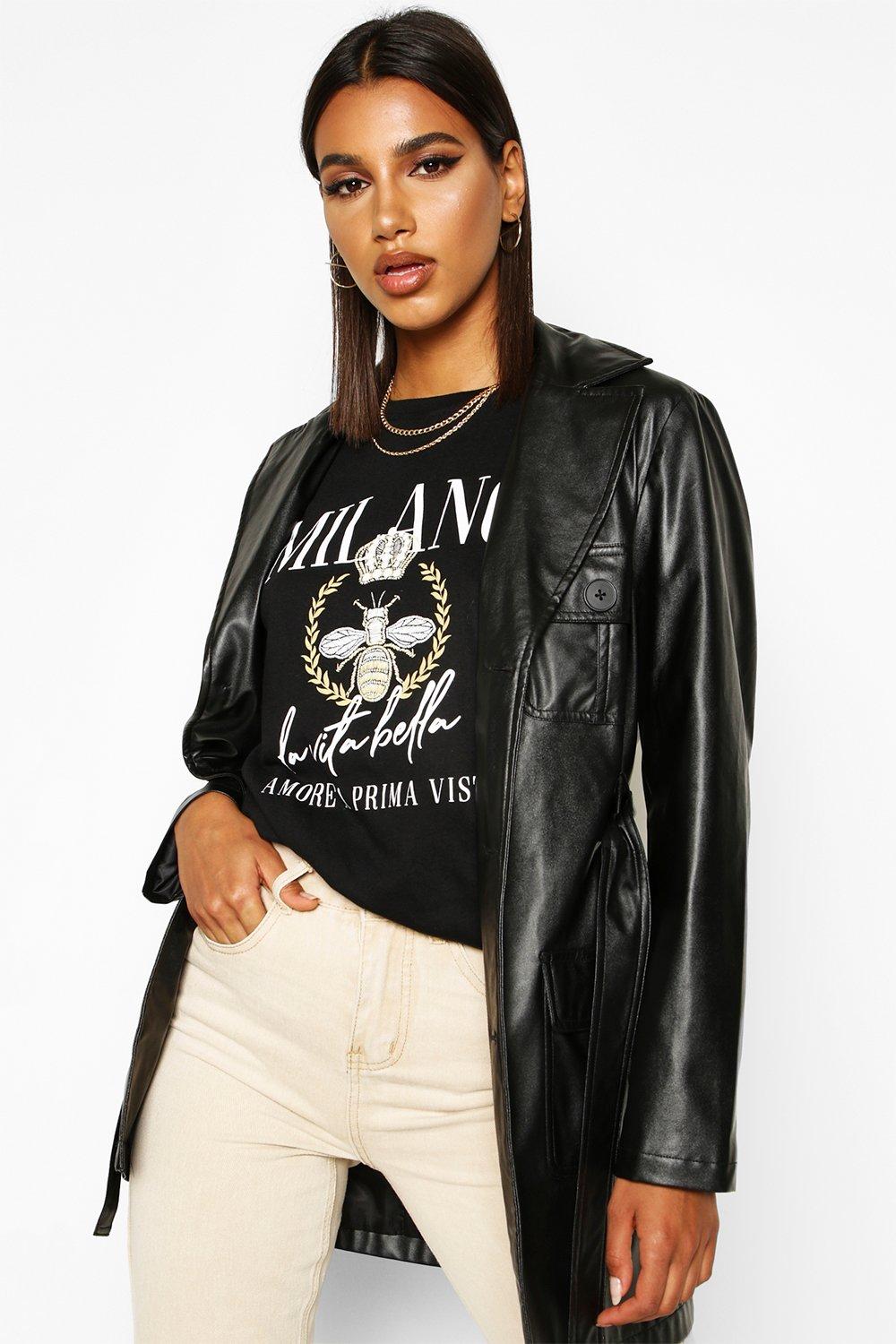 

Футболка со слоганом Milan, Black