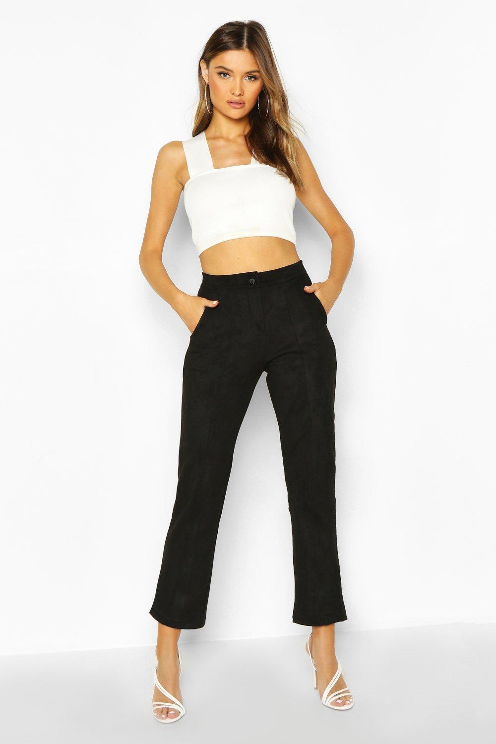 

Брюки из искусственной замши, Black