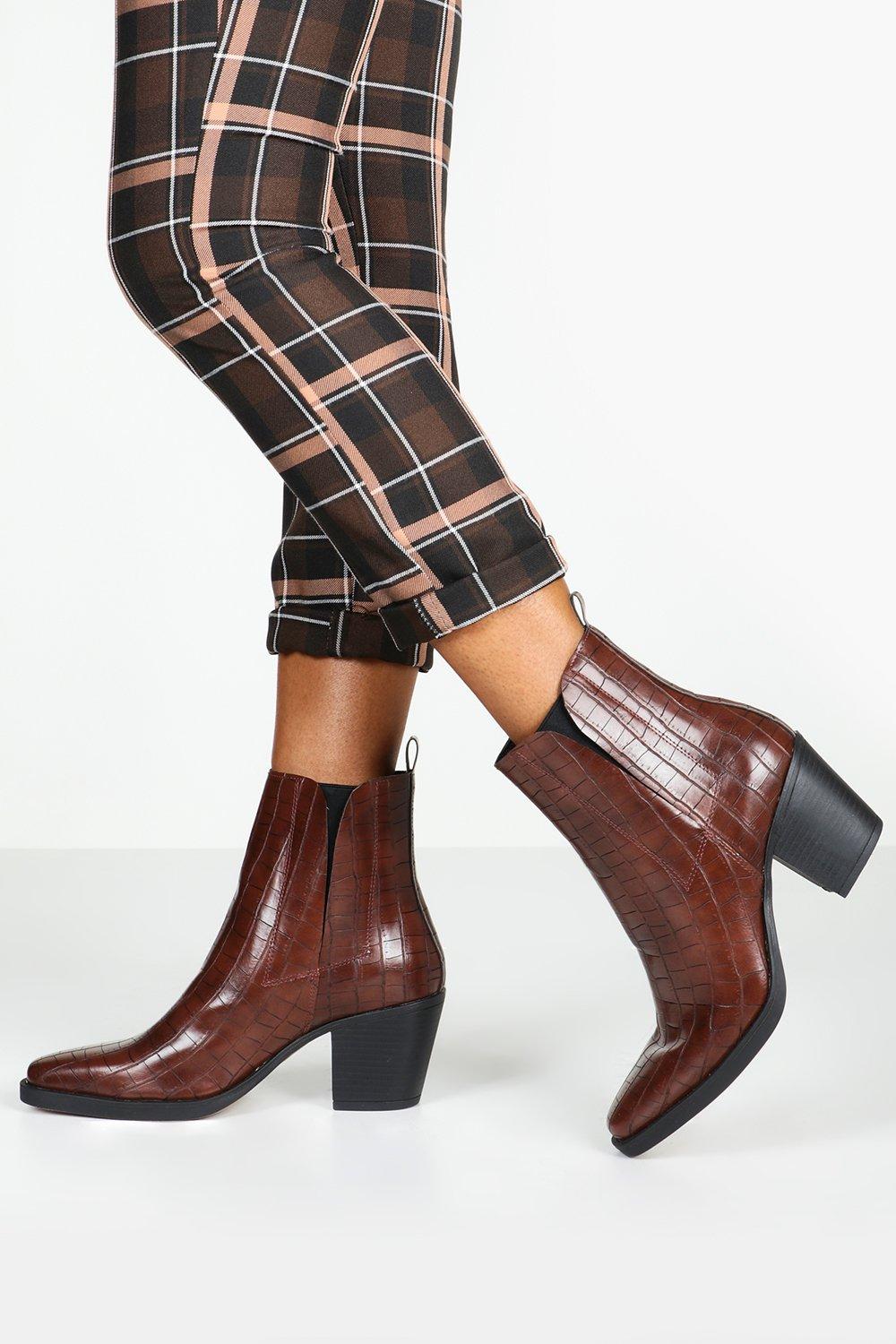 croc western boots