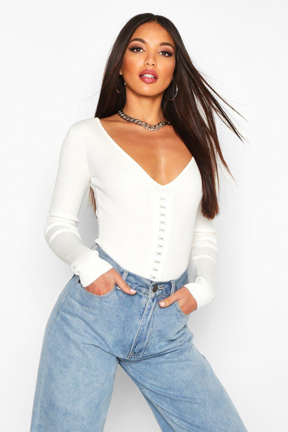 hook and eye bodysuit