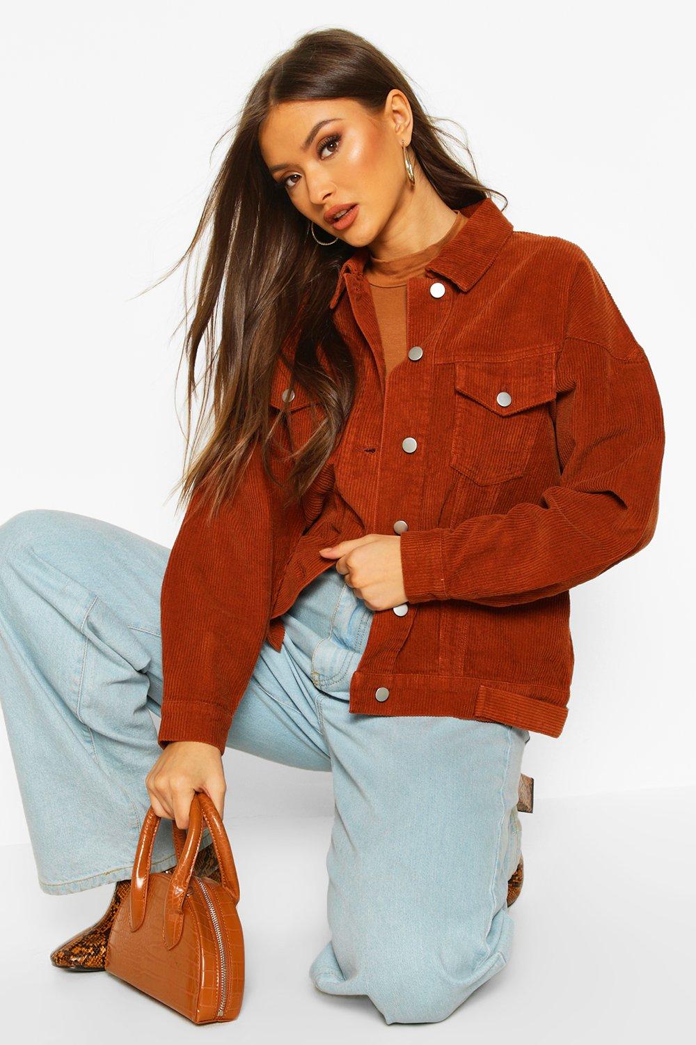 

Куртка из денима в байкерском стиле, Brown
