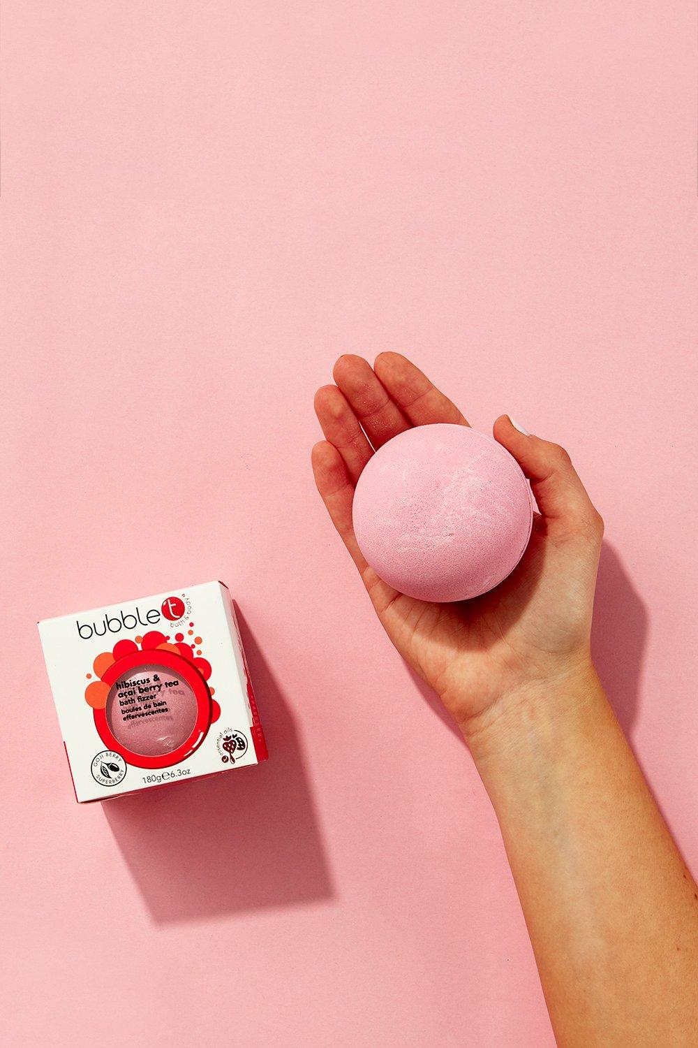 Pain Moussant Pour Le Bain Hibiscus Et Acai Bubble T 180G - Rose - Taille Unique, Rose