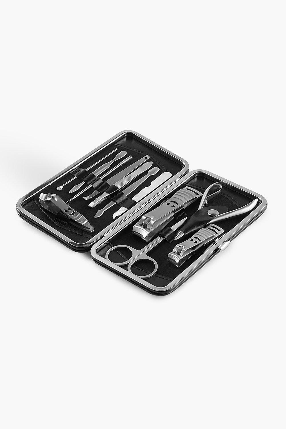 Professional 12 Piece Nail Care Manicure Set Boohoo Uk
