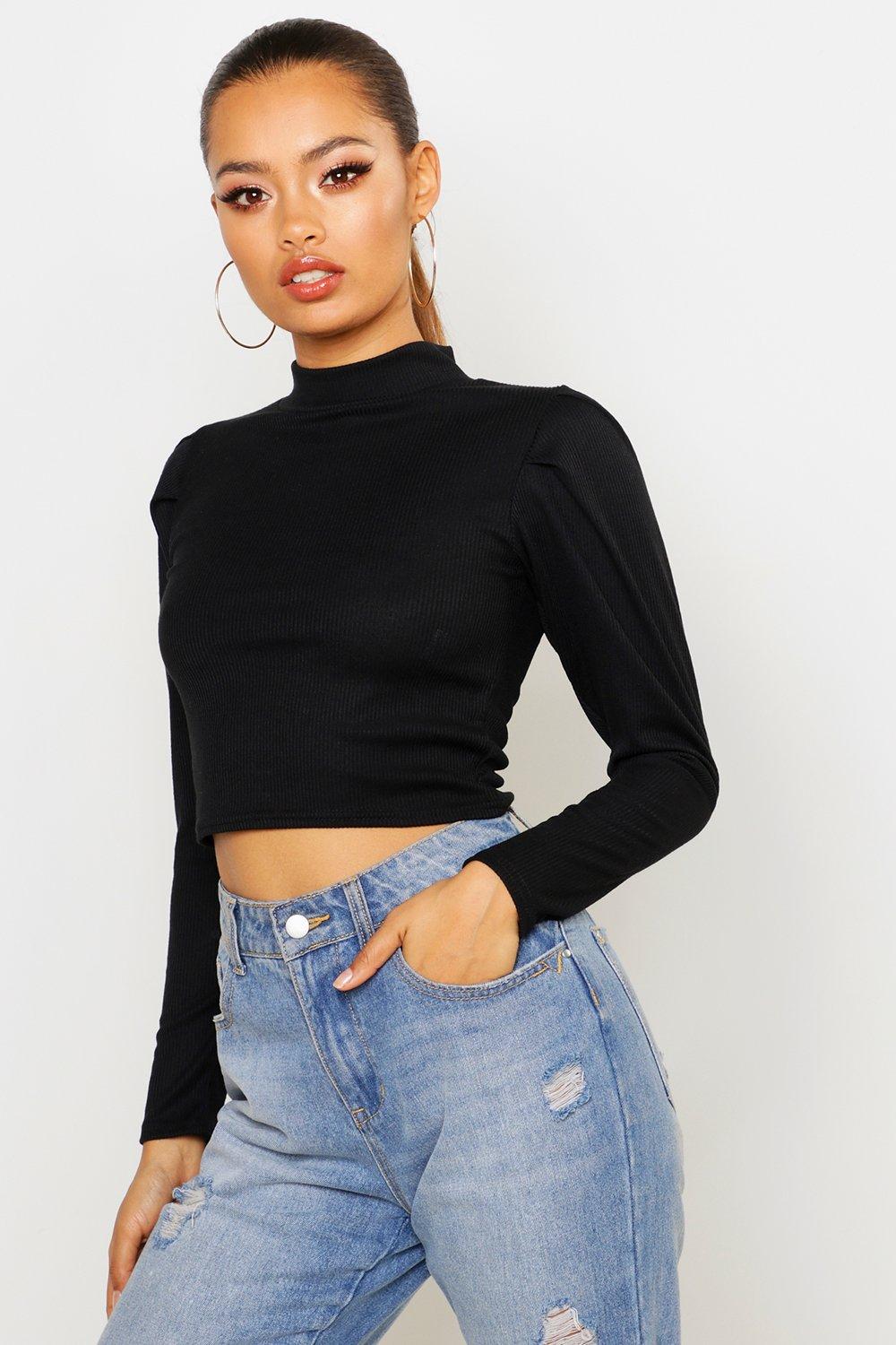 boohoo cropped sweatshirt