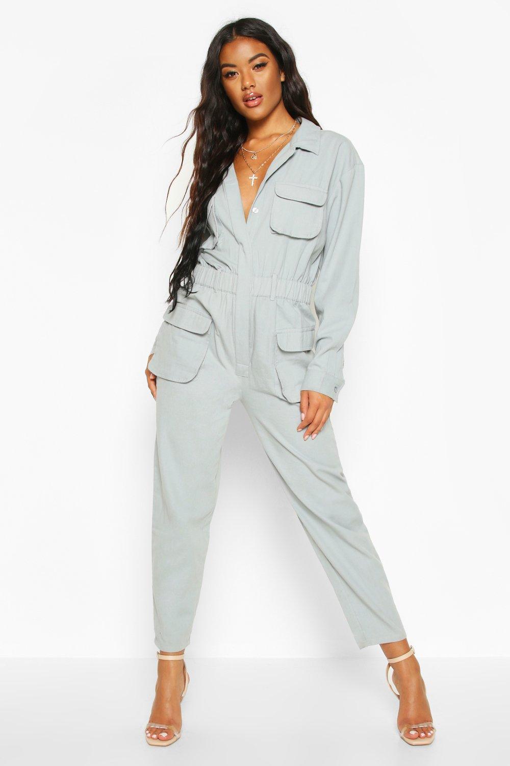 boiler suit boohoo