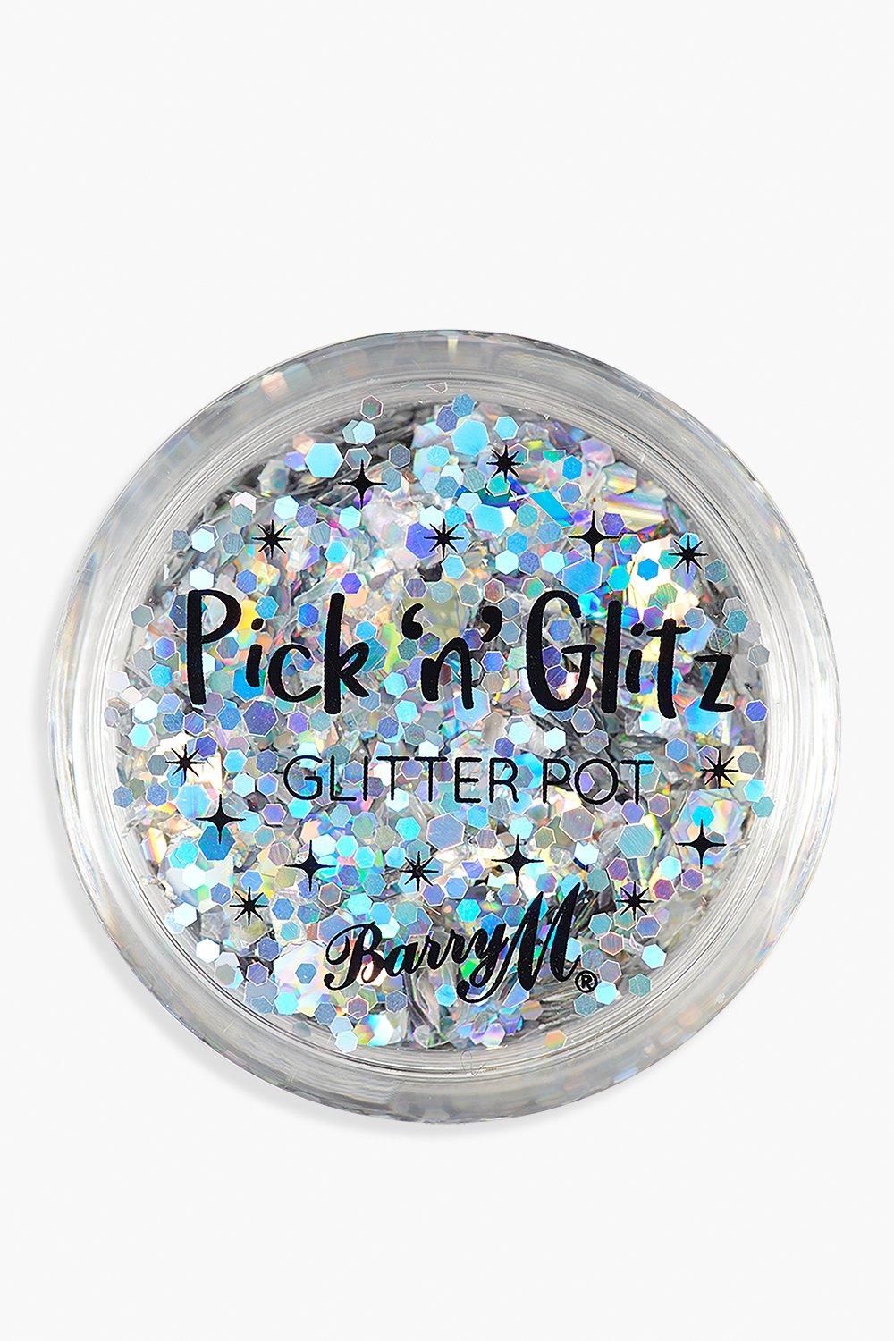 

Блеск в баночке Barry M Pick & Glitz — Экстра, Silver