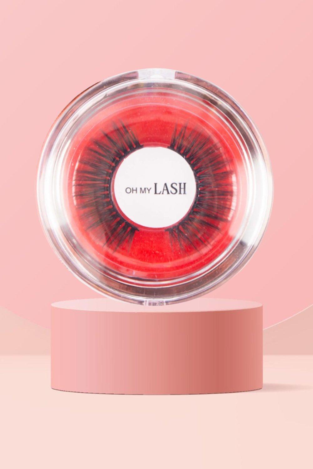 Womens Oh My Lash Girl Boss Reusable Lashes - Red - One Size, Red