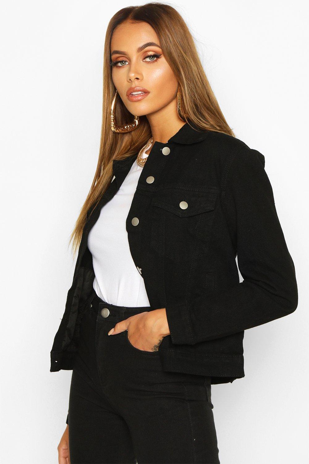 

Куртка из денима в ковбойском стиле, Black