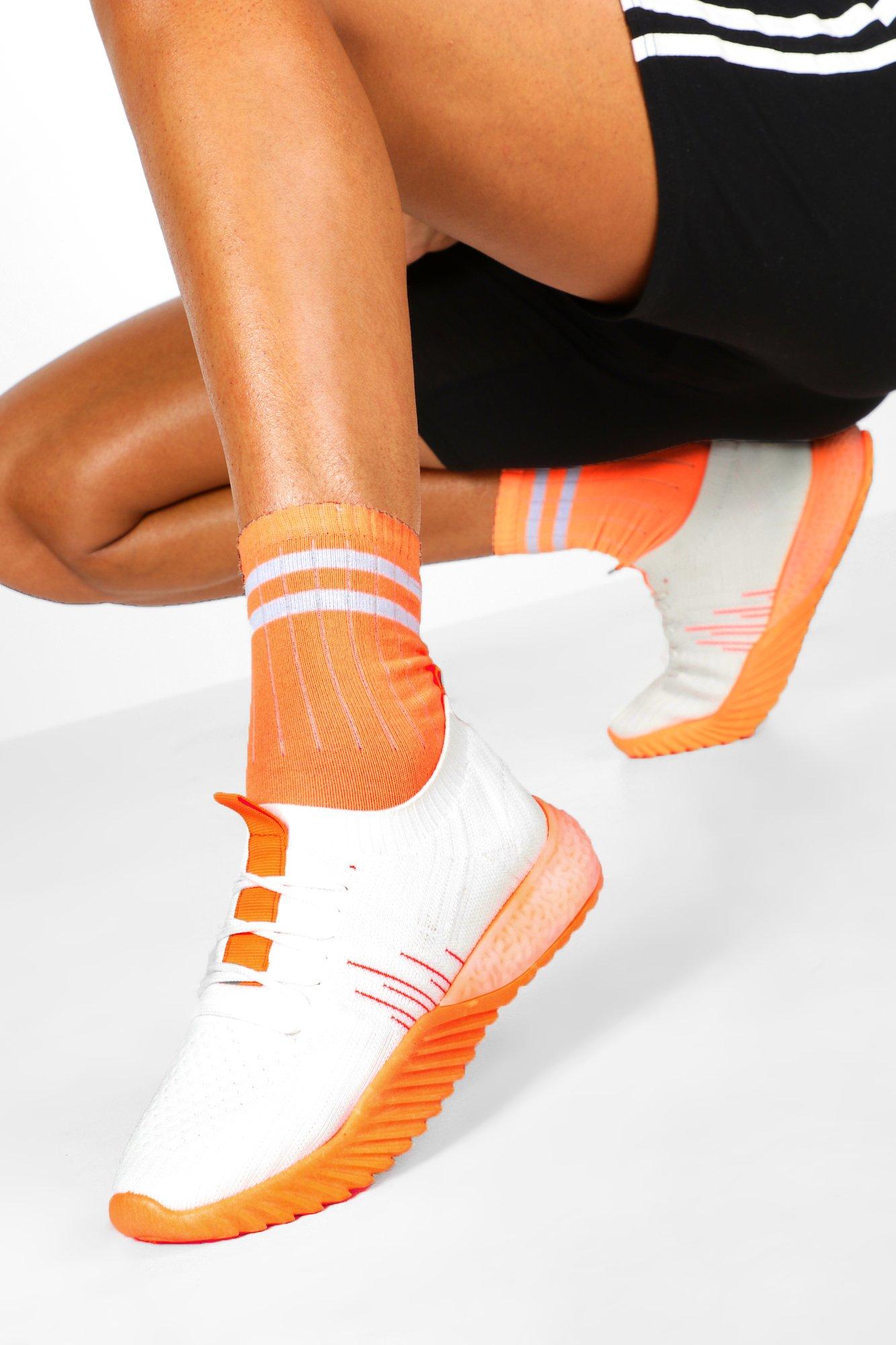 neon chunky trainers