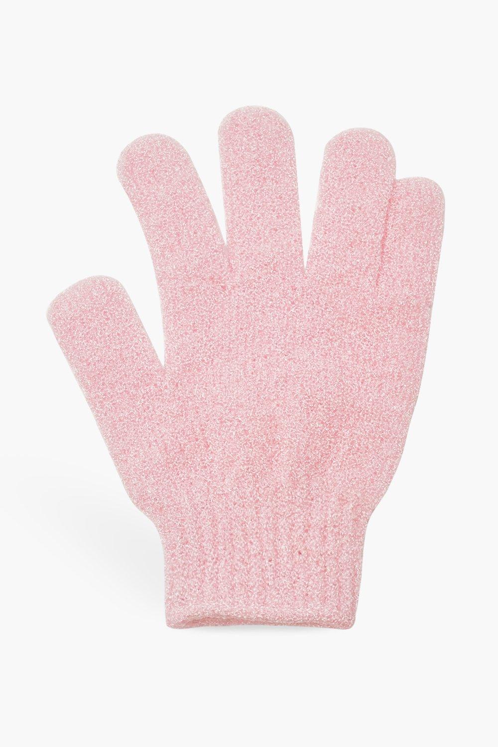 Womens Boohoo Exfoliating Tan Remover Mitt - Pink - One Size, Pink