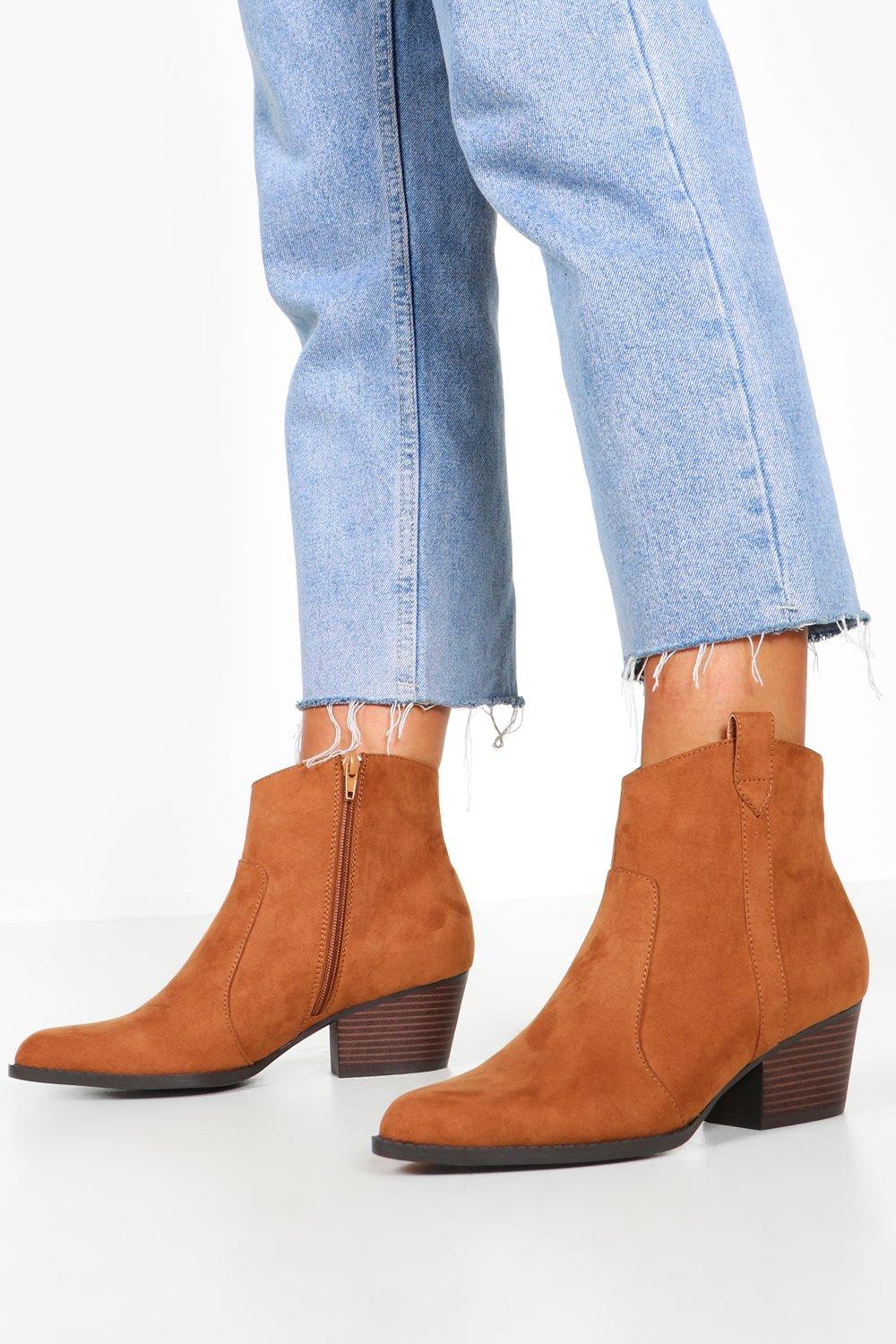 boohoo wide fit boots