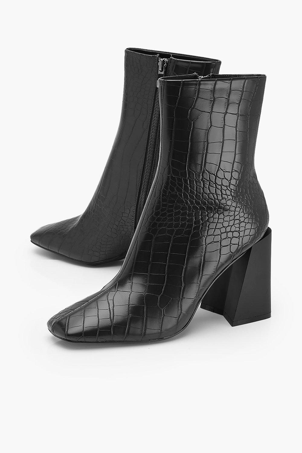 croc style boots