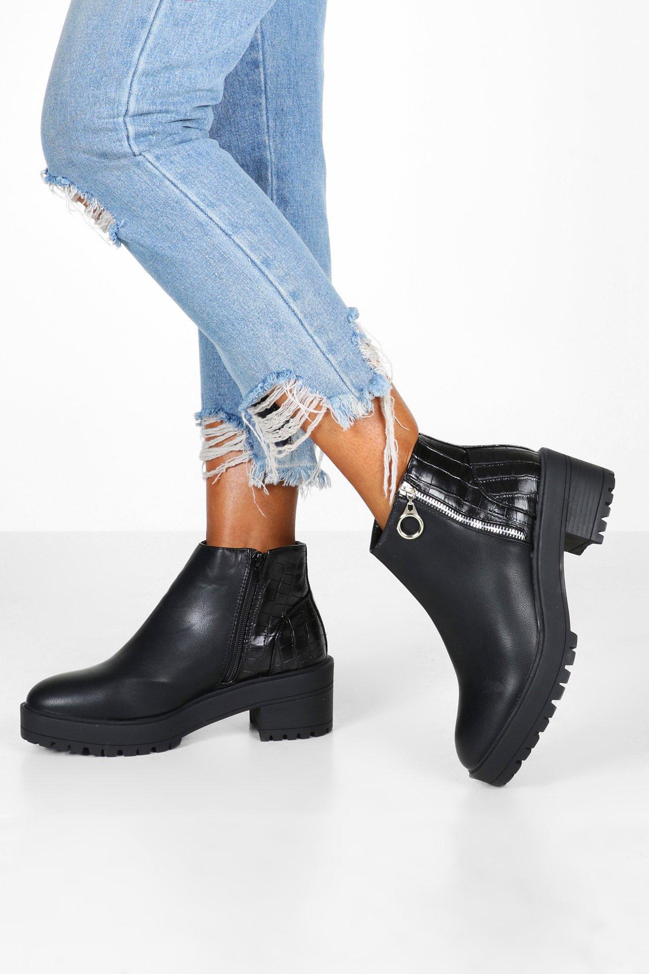 chunky womens chelsea boots