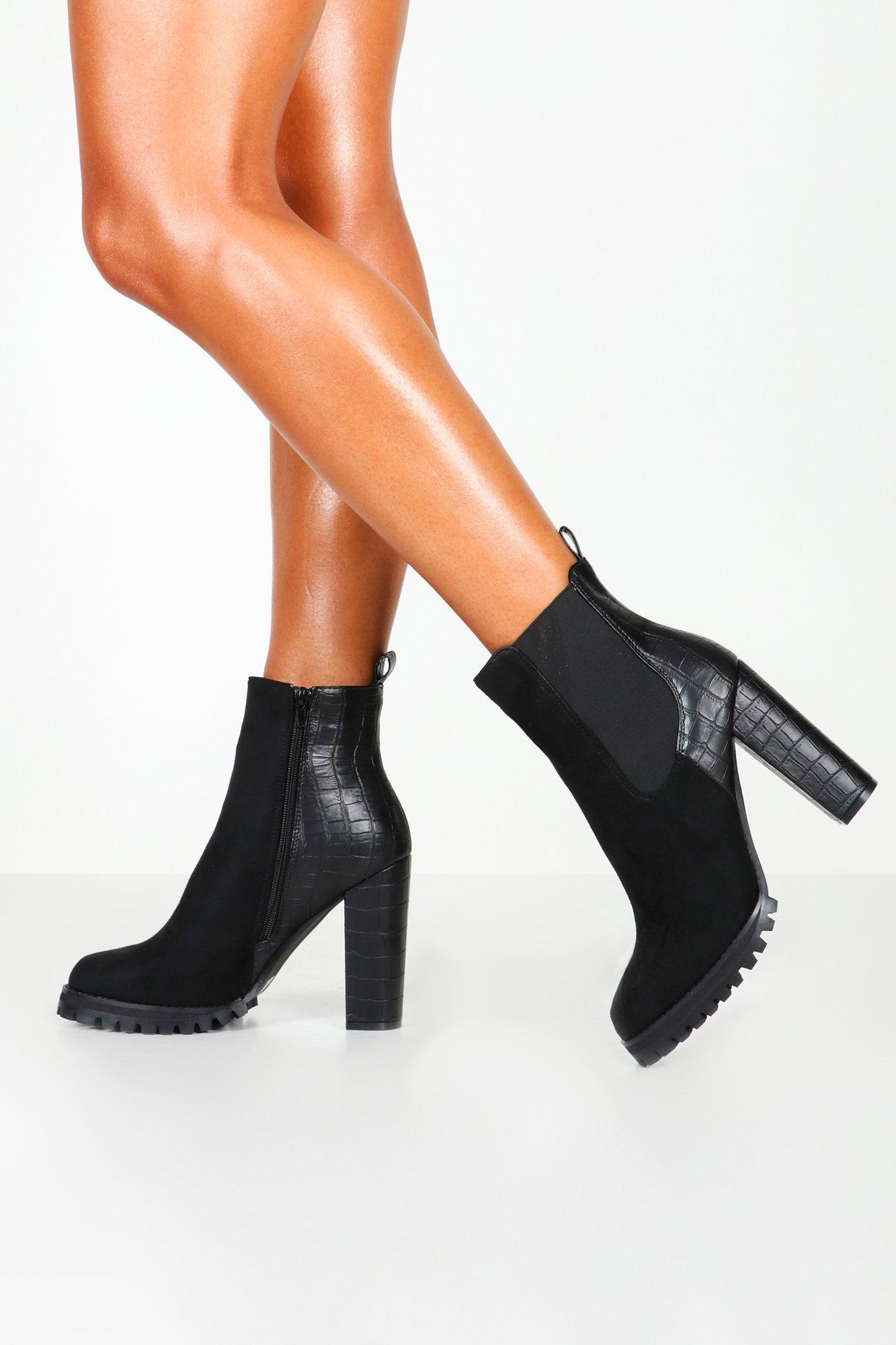 boohoo hiker boots