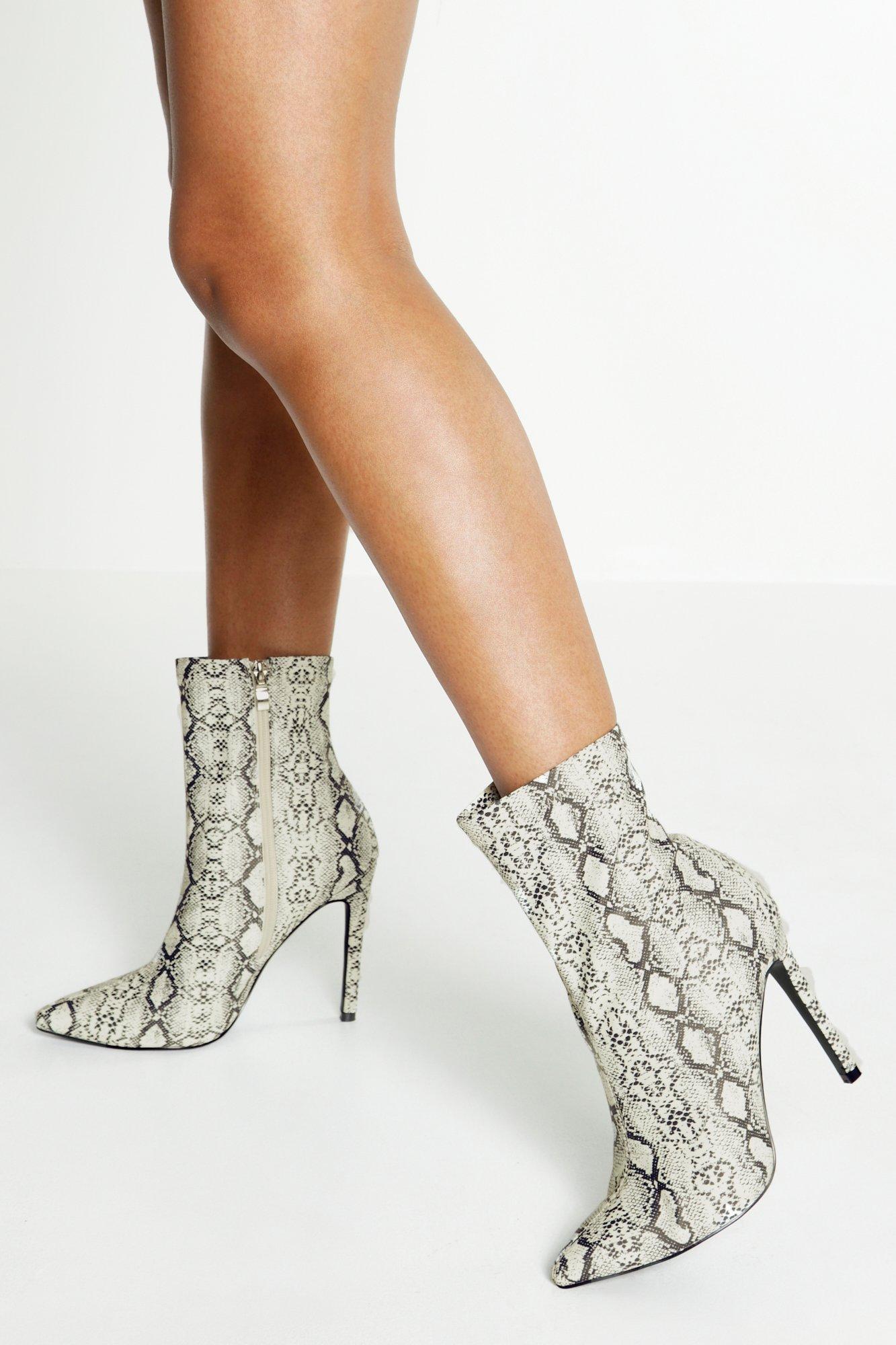 boohoo reflective heels