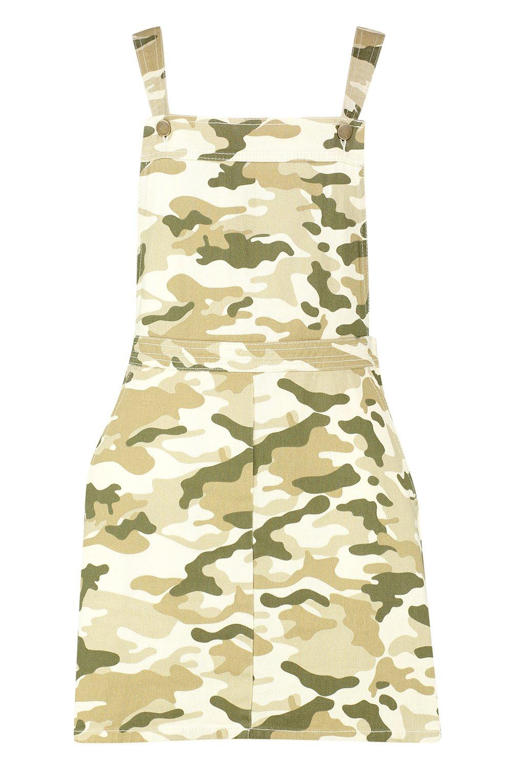 camouflage pinafore