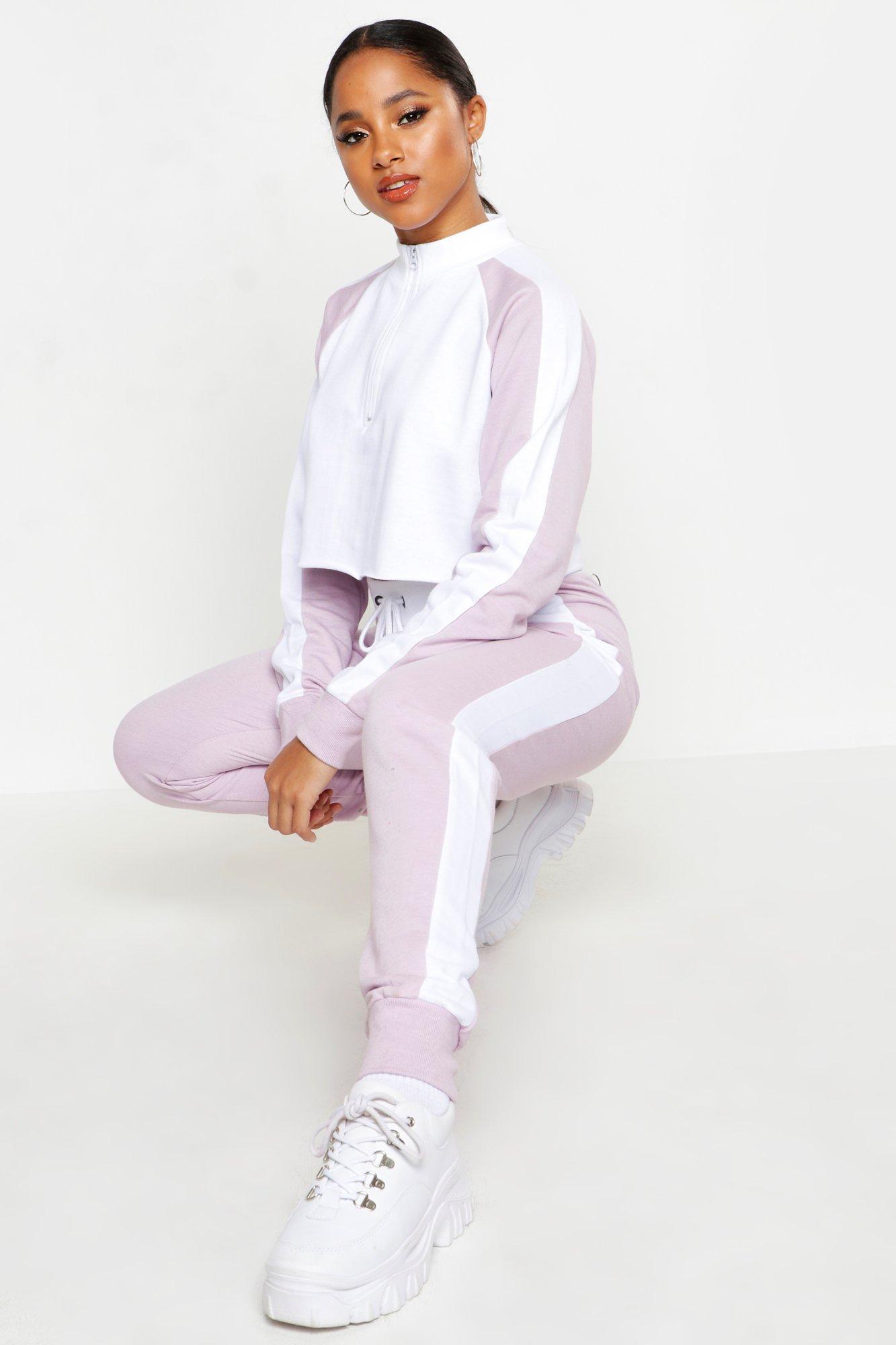 lilac tracksuit