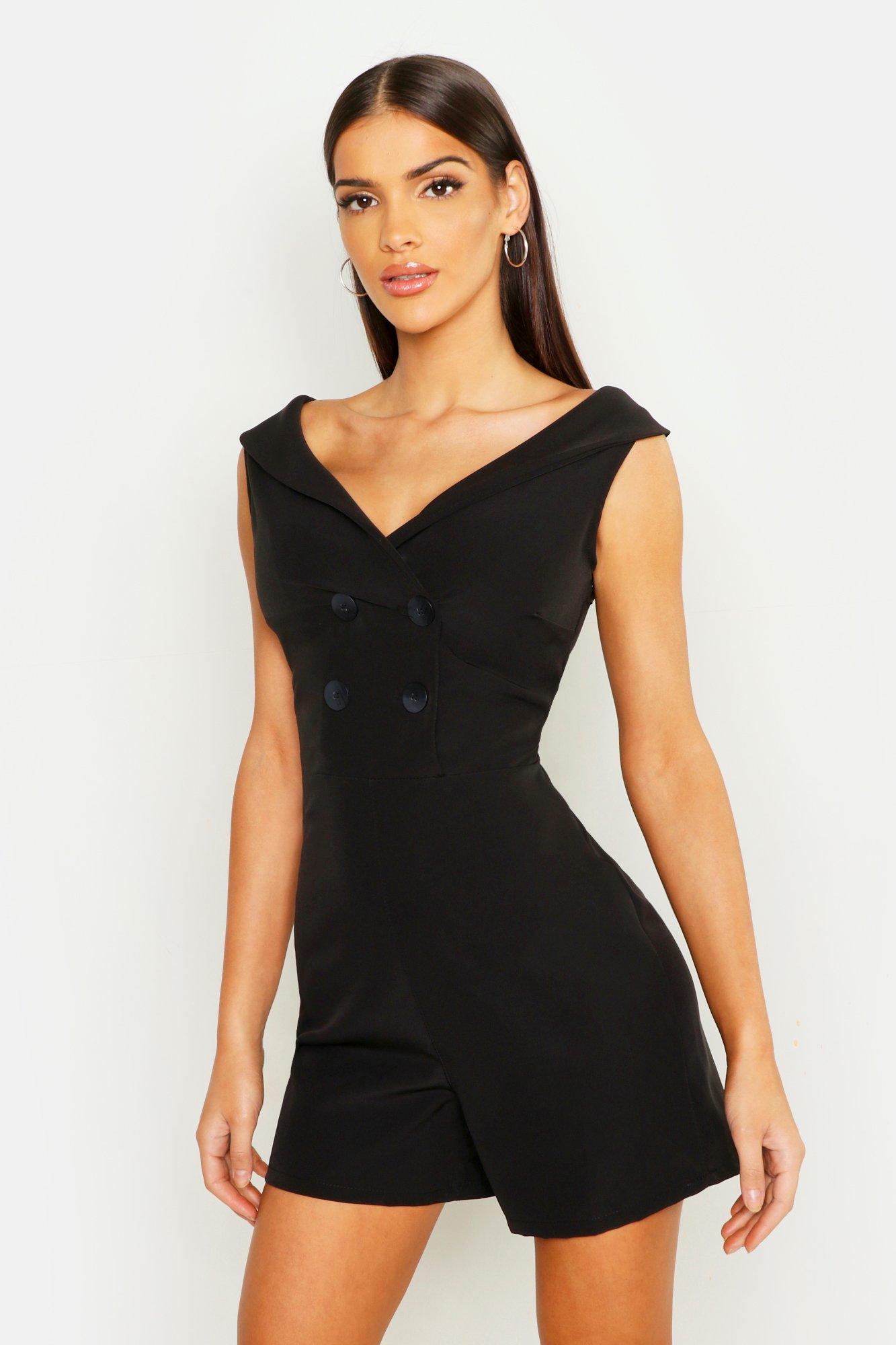 double breasted playsuit