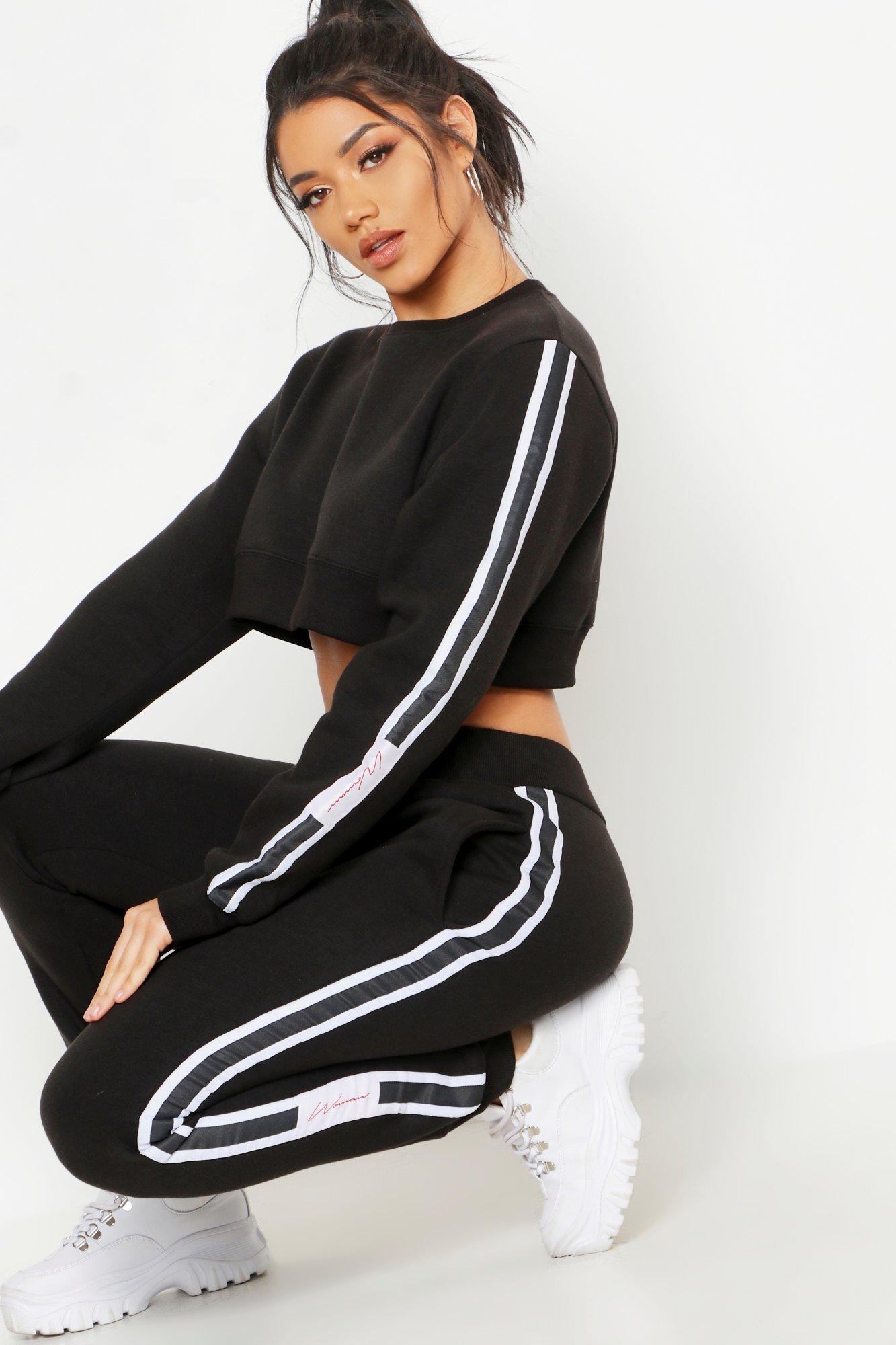 cropped tracksuit womens