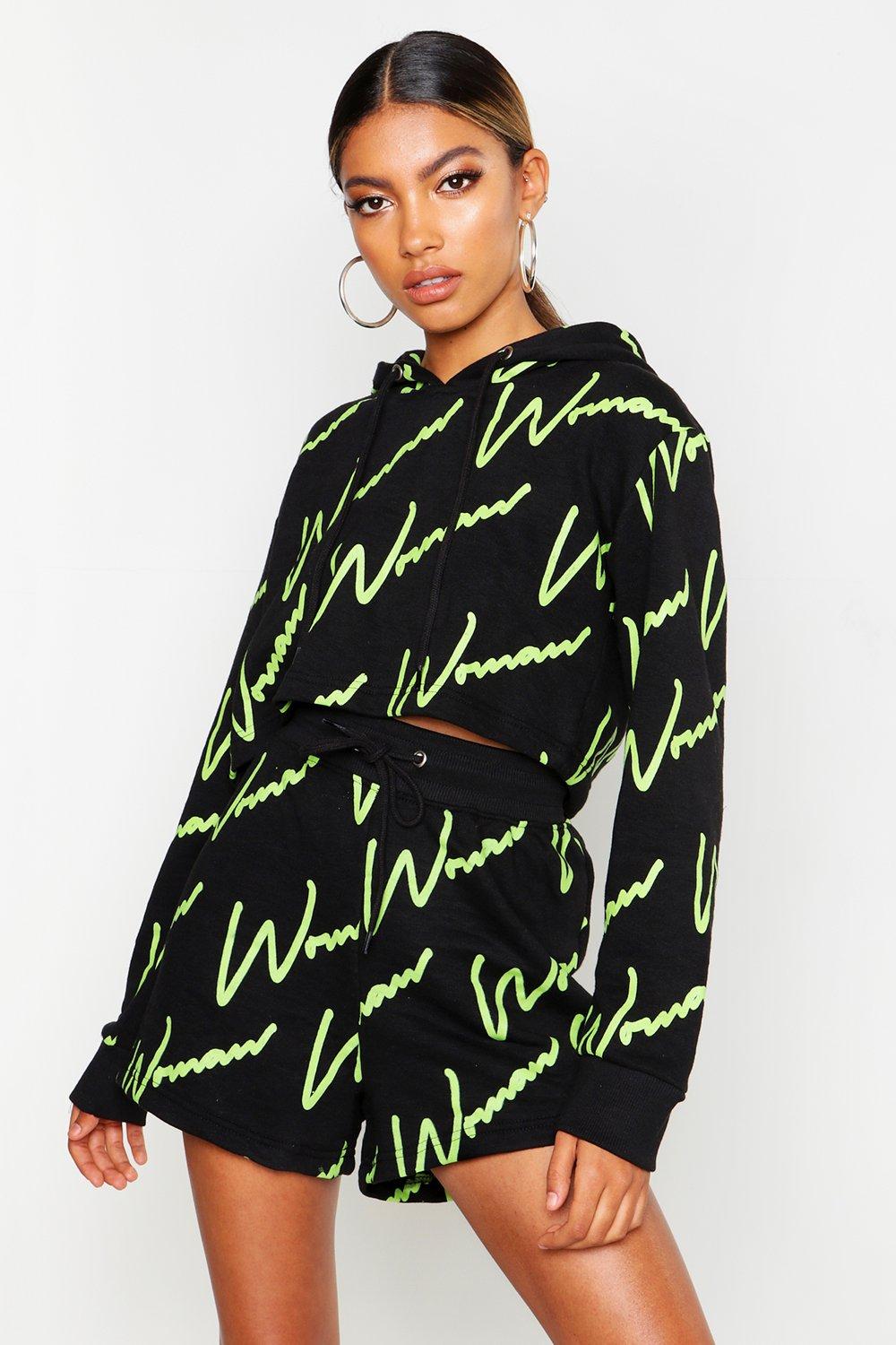 boohoo cropped hoodie