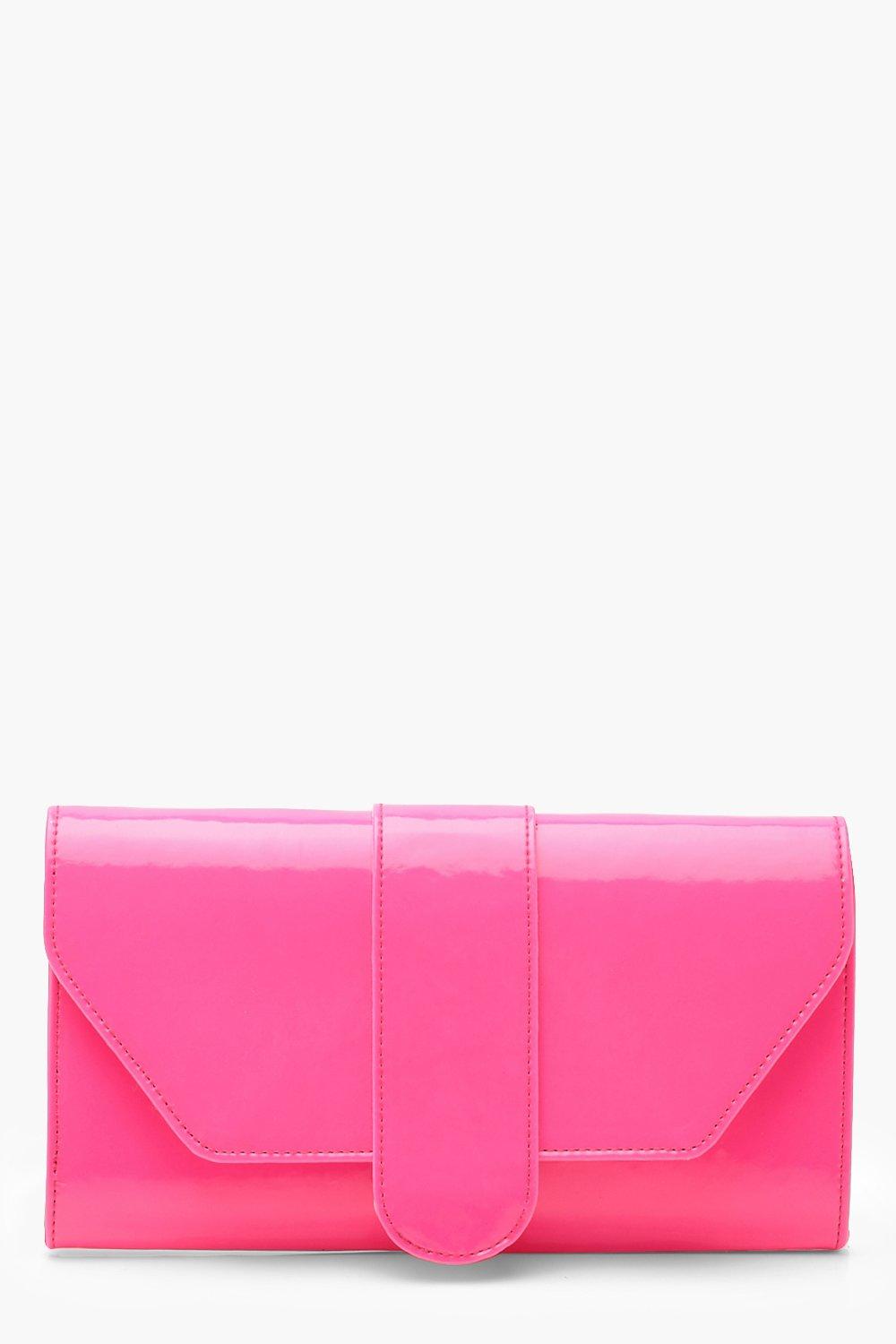 neon clutch bag