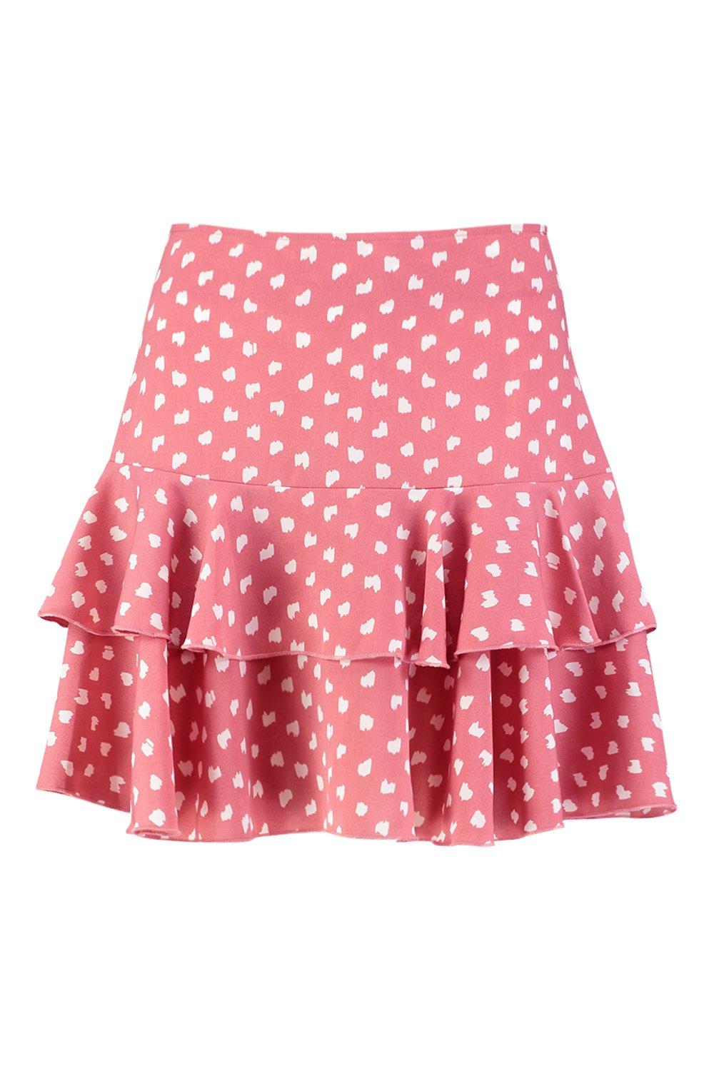 pink skirt boohoo