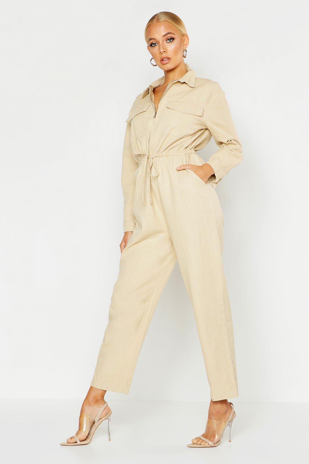 boiler suit cream