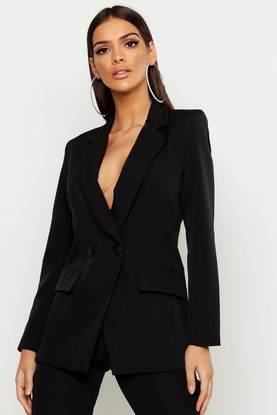 Tailored Double Breasted Blazer | Boohoo