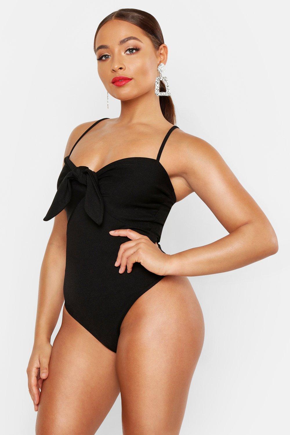 tie front bodysuit