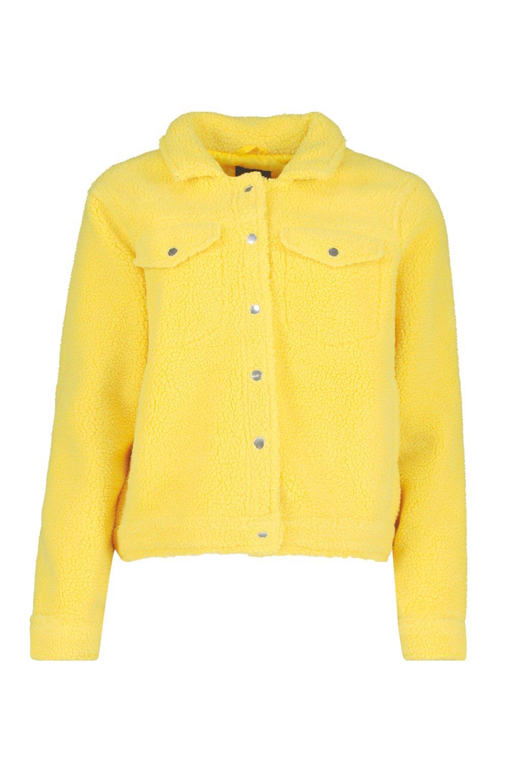

Джинсовая куртка из плюша, Yellow
