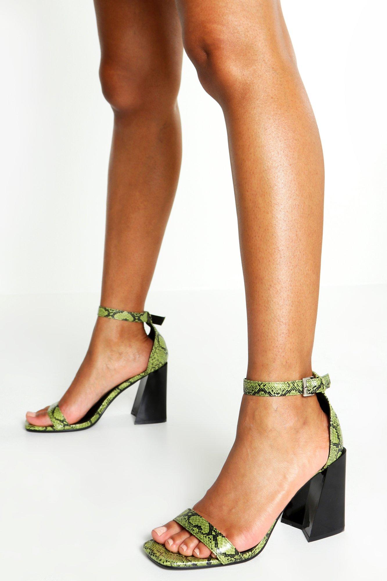 lime block heels