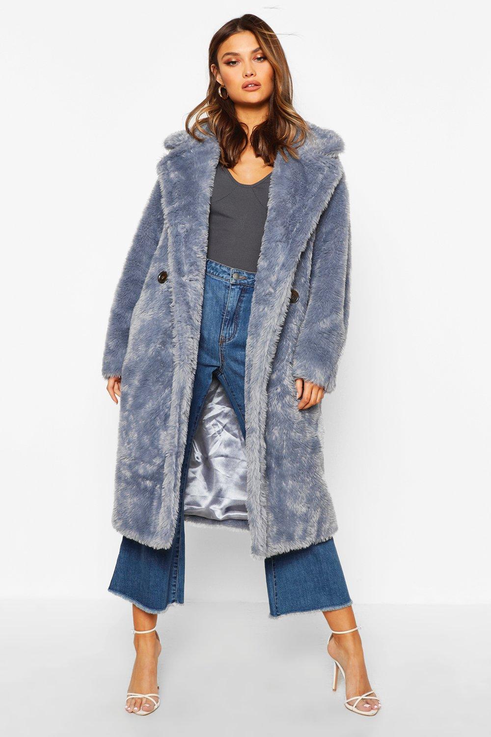 Oversized Teddy Faux Fur Coat Boohoo