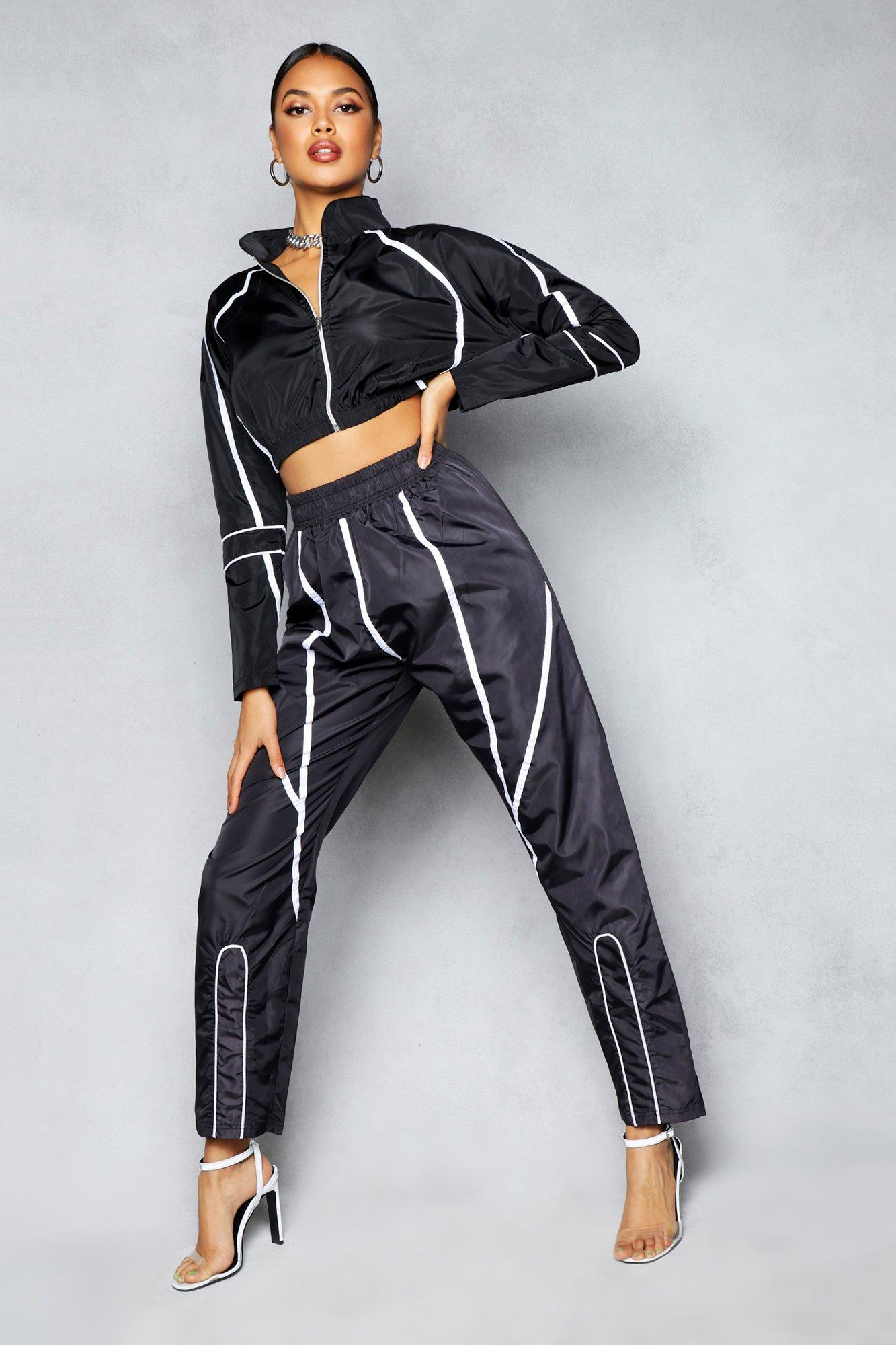 shell suit joggers womens