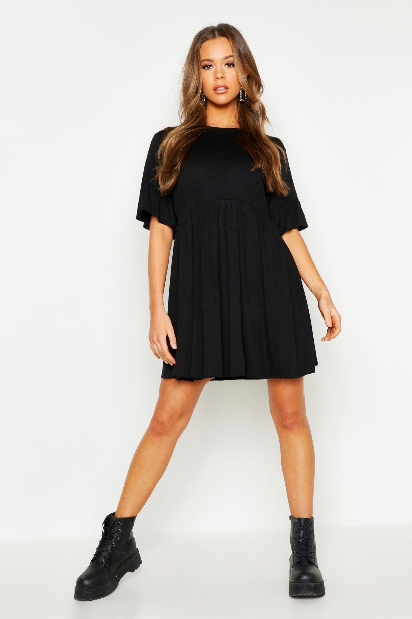 short sleeve smock dress