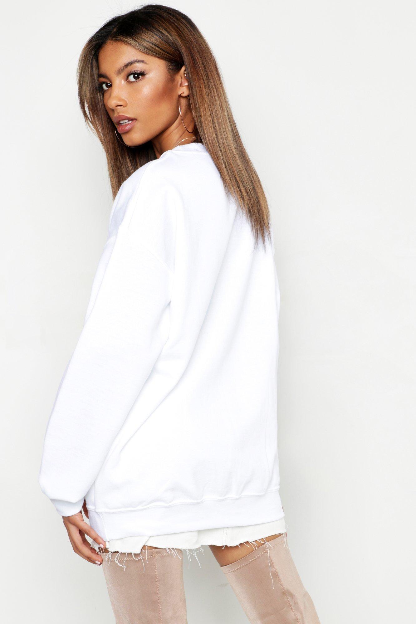 Ariana Grande Licence Sweat Boohoo Uk