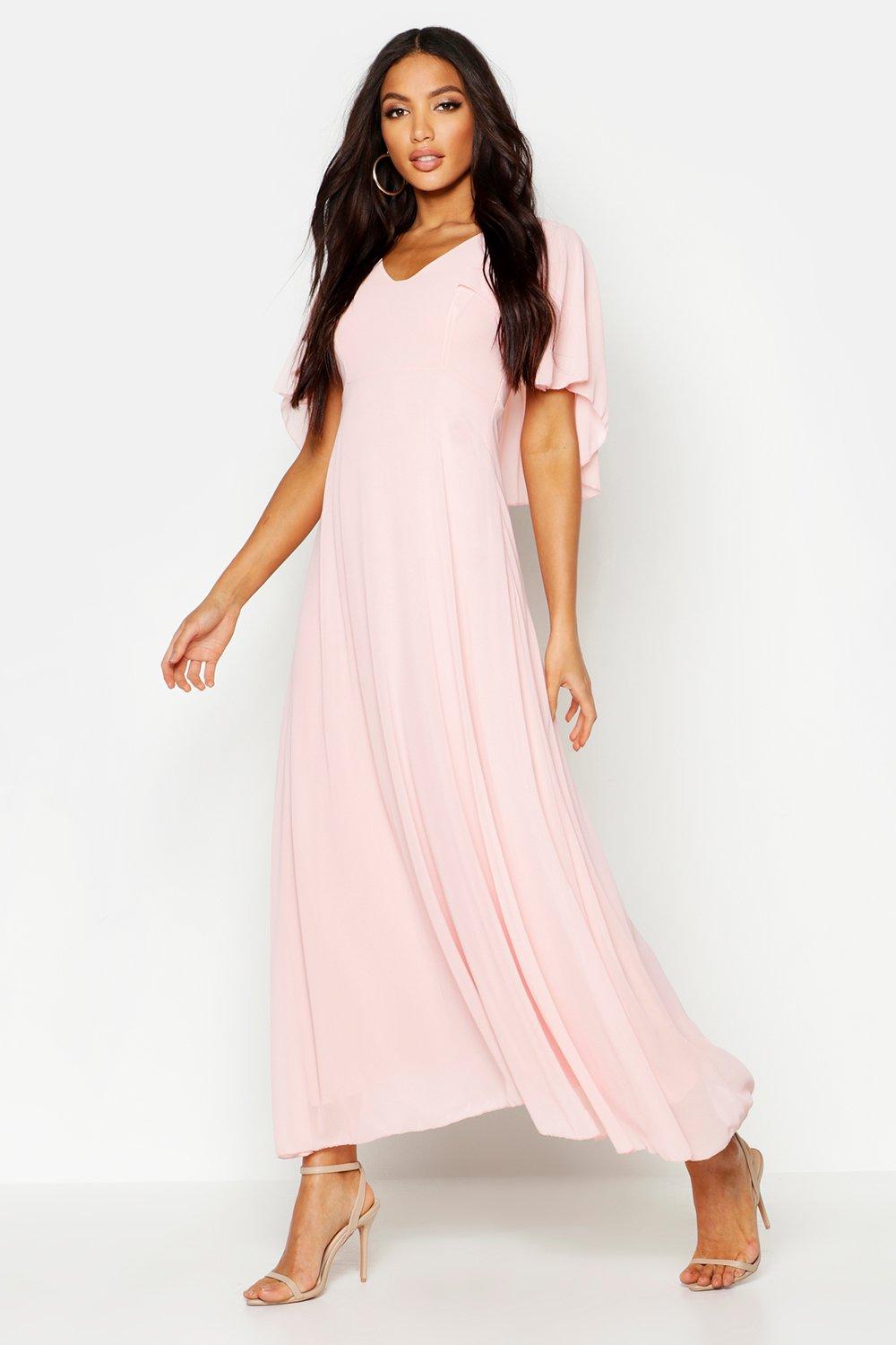 boohoo cape dress