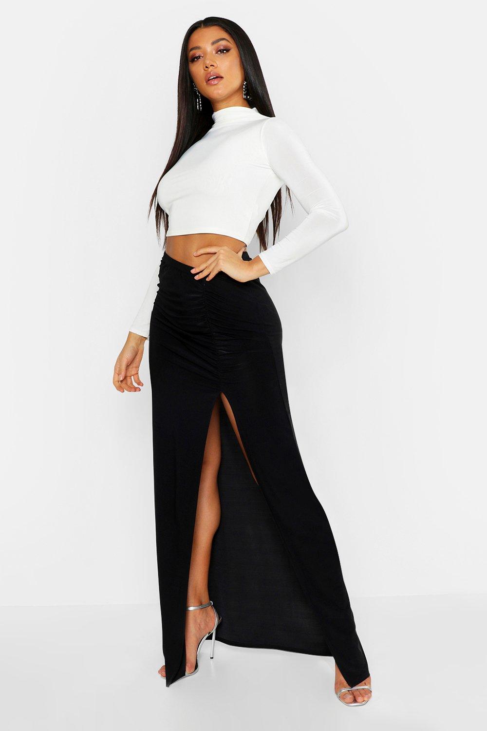 slinky maxi skirt