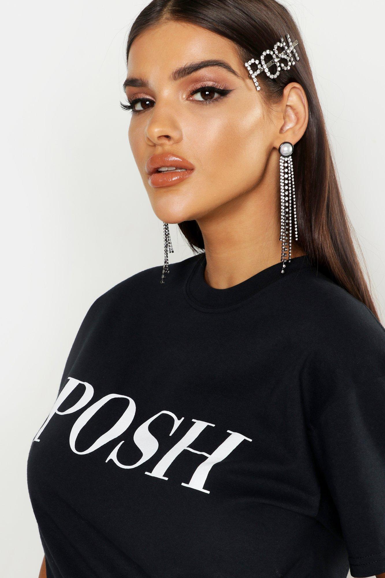 

Заколка для волос со стразами POSH, Silver