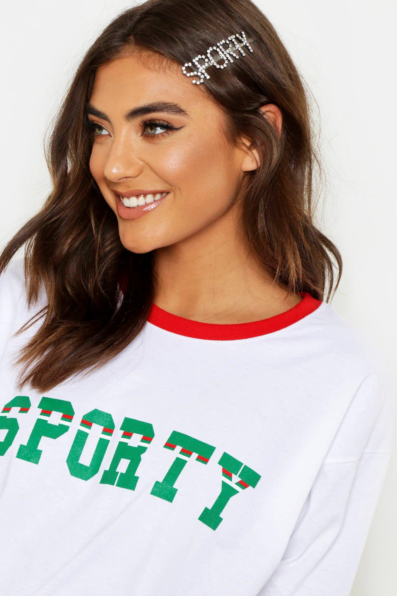 

Заколка для волос со стразами SPORTY, Silver