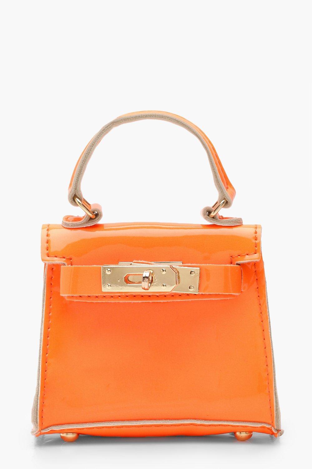 

Миниатюрная сумка под крокодила, Orange