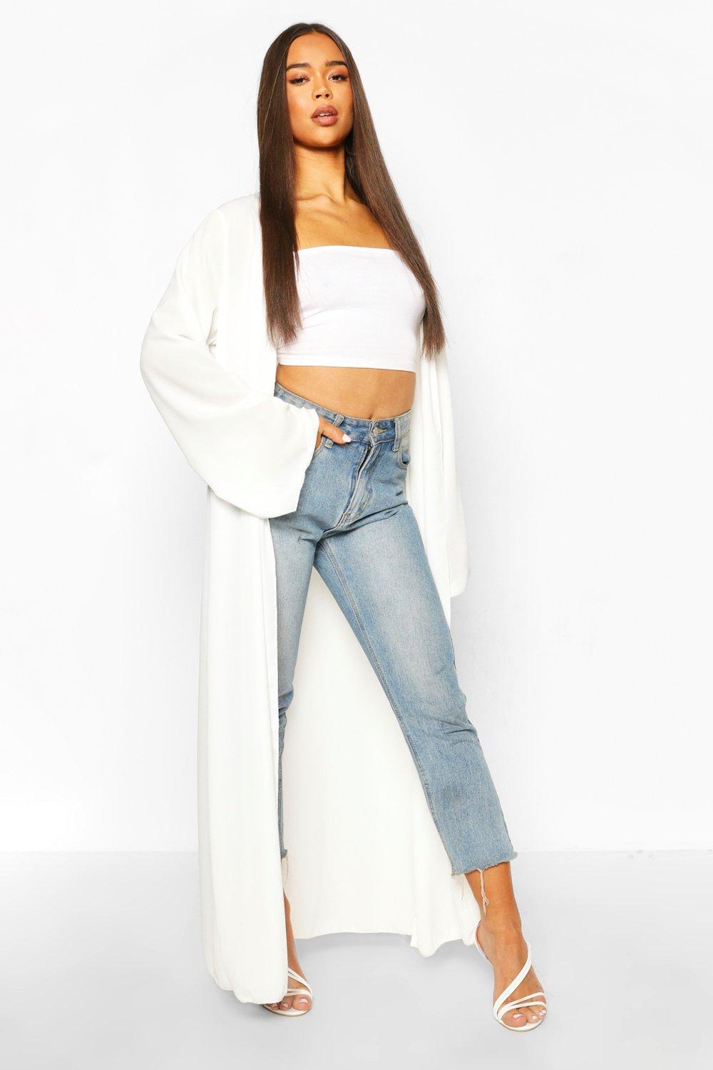 boohoo maxi kimono