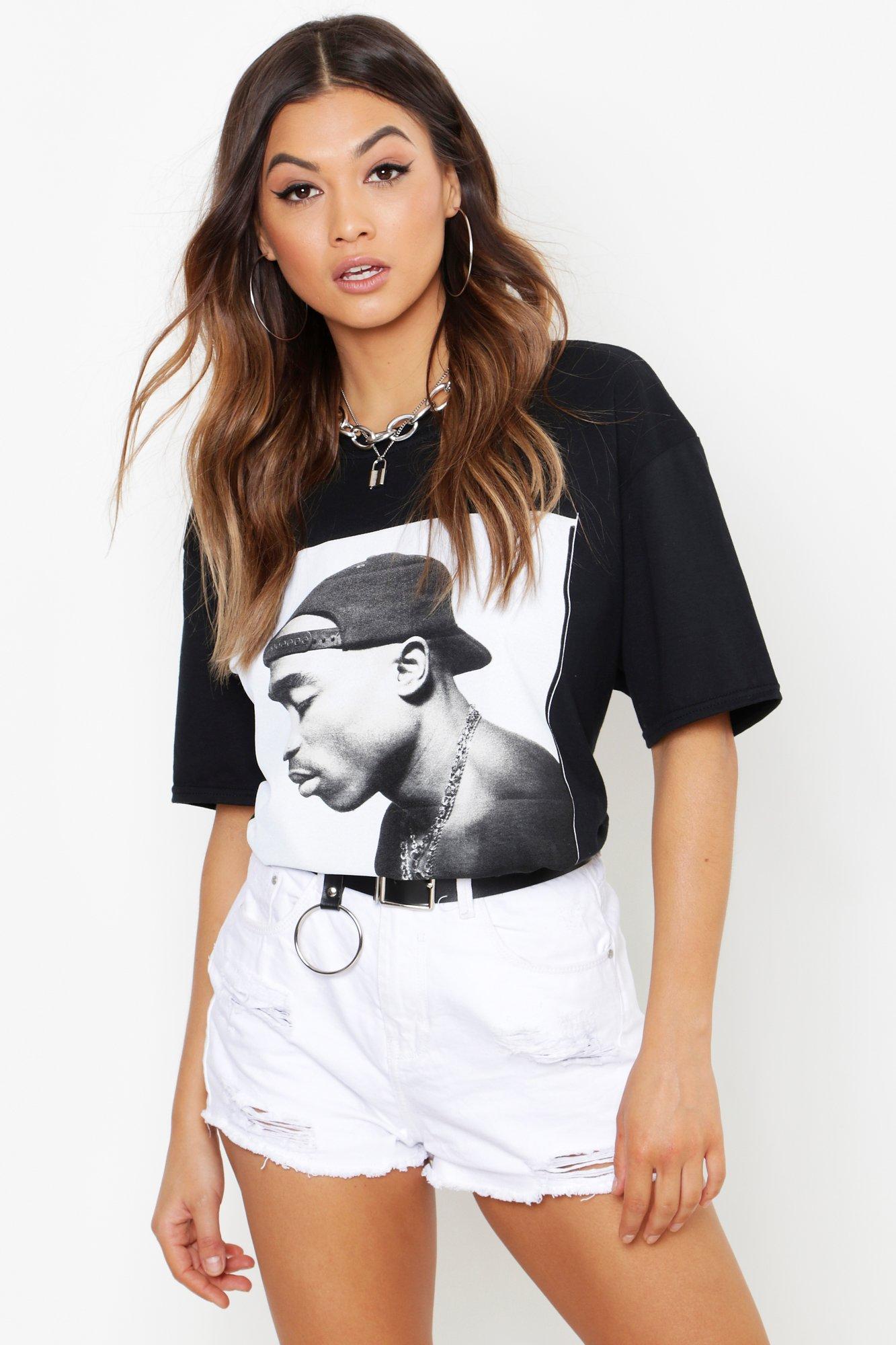 boohoo tupac t shirt