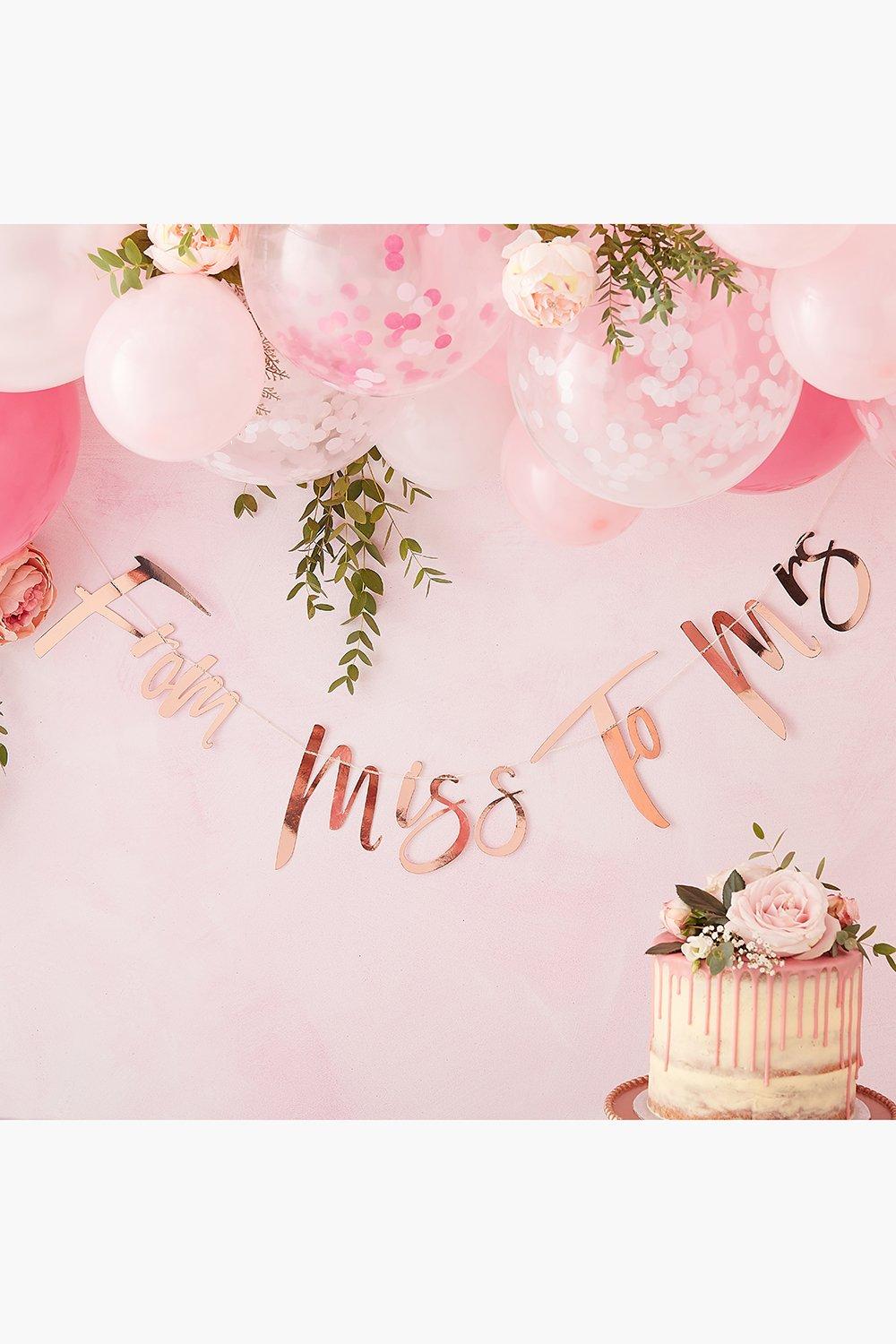 

Флажки From Miss To Mrs, Gold