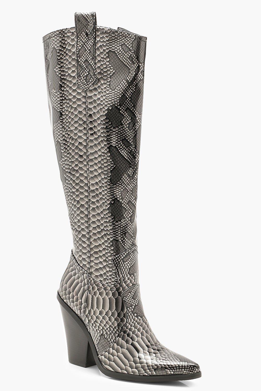 snake cowboy boots