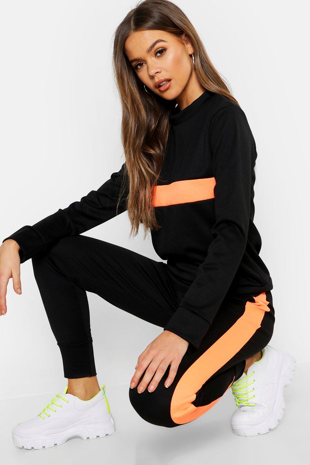 neon tracksuit womens